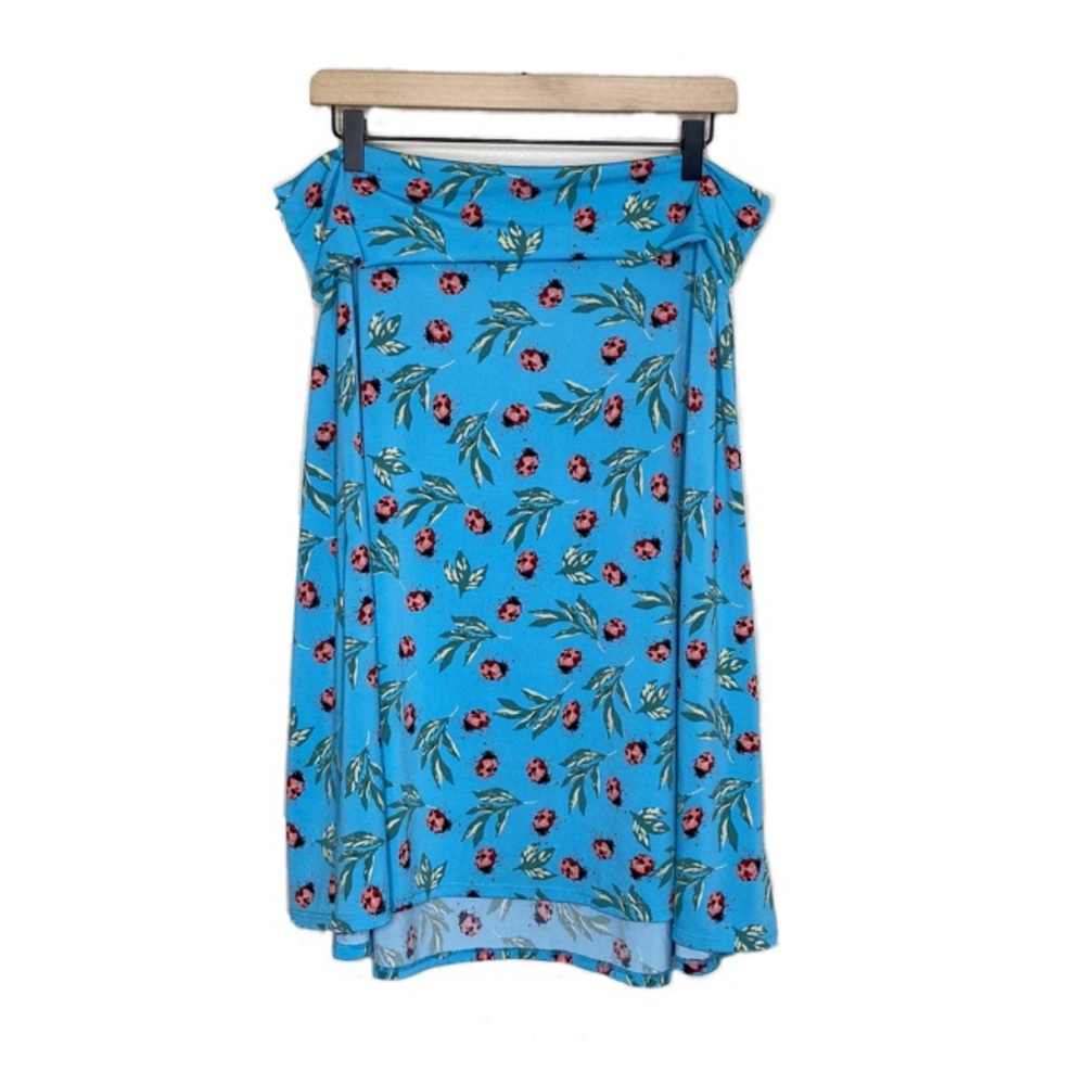 LuLaRoe Azure Ladybug A-Line Skirt